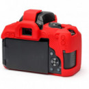 Funda Silicona EASYCOVER para Canon EOS850D Rojo