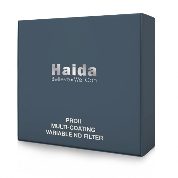 Filtro Ajustable Gris HAIDA HD4663 Proii (ND1.5-5) 49MM