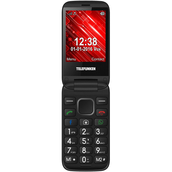 Teléfono Móvil TELEFUNKEN TM360 Negro
