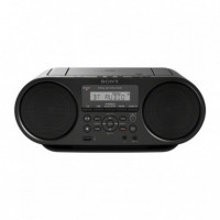 Radio CD Portátil SONY Boombox ZS-RS60BT Blueooth