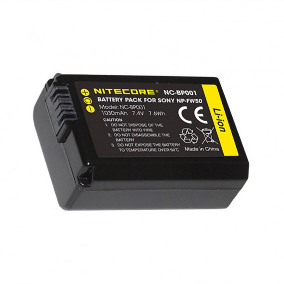 Batería NITECORE para Sony NP-FW50