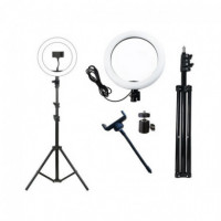 ULTRAPIX 10" LED Ring Light + Mobile Stand &amp; Adapter