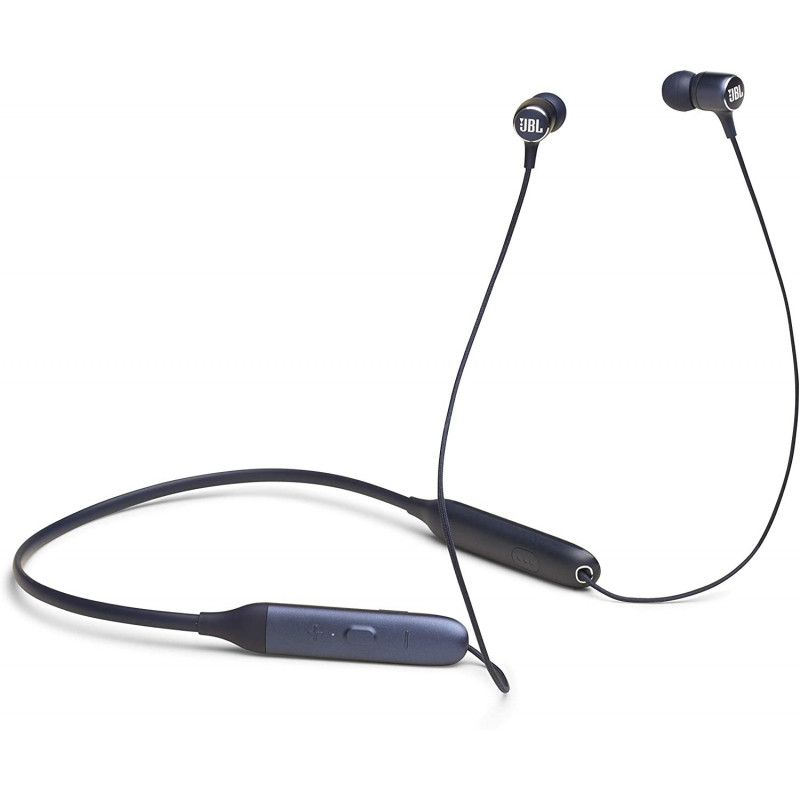 Auriculares de botón inalámbricos con cinta al cuello y Bluetooth color  negro Live 200 BT JBL