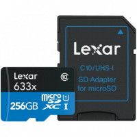 Tarjeta de Memoria LEXAR High-performance Microsdhc/microsdxc 633X Uhs-i 256GB