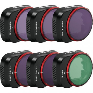 Freewell Bright Day Lens Filters for Dji Mini 3 Pro (pack of 6) FREEWELL
