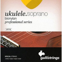 Juego Cuerdas Galli Ukelele Soprano 0.22  GALLI STRINGS
