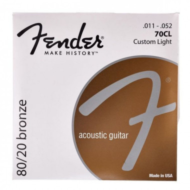 Juergo Cuerdas Guitarra Acustica 011 70CL  FENDER