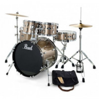 Pearl Roadshow Drums 5PC C707 Bronze Metallic Incl Hit Hat CRASH16 PEARL DRUMS