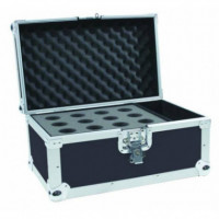 Roadinger Flightcase Baul 12 Microfonos + Compartimento  STEINIGKE
