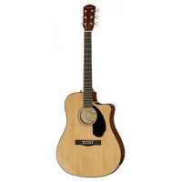 FENDER CD-60SCE Electro Acoustic Guitar Solid Wn Natural