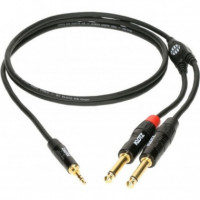 KLOTZ KY5-0600 Cable Mini Jack St 3.5 a 2 Jack Mono 6 Metros Pro Cable