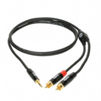 KLOTZ KY7-300 Stereo Mini Jack to 2 Rca 3 Meter Pro Cable