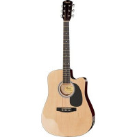 Guitarra Acustica SA-105CE Natural Cutaway y Pastilla  FENDER