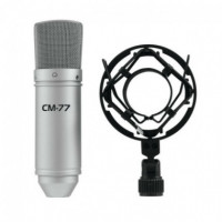 Omnitronic CM-77 Microfono Gran Diagrafma Condensador  STEINIGKE
