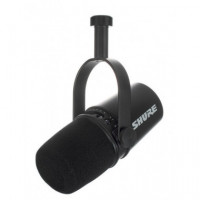 SHURE MV7-K Microfono Podcast Dinamico Xlr USB Interface Tactil
