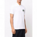 LACOSTE X Minecraft Short Sleeved Ribbed Collar Shirt