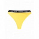 CALVIN KLEIN - Bas de bikini à ceinture logo