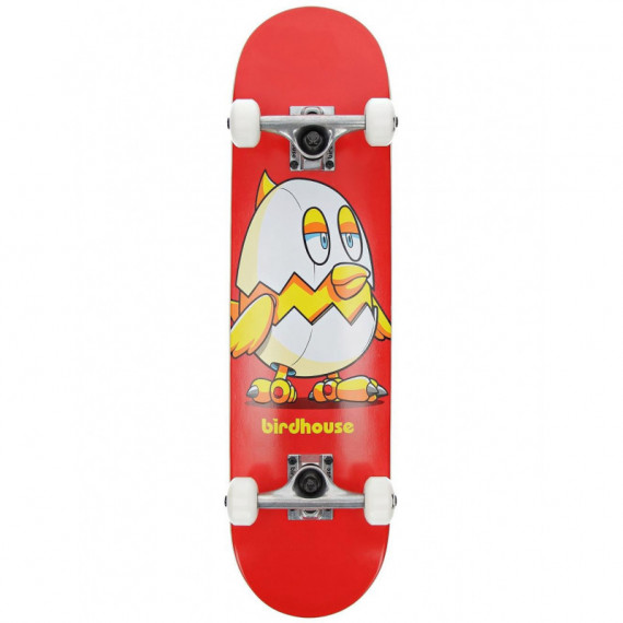 Skate Completo BIRDHOUSE Chicken Mini 7,38 Rojo