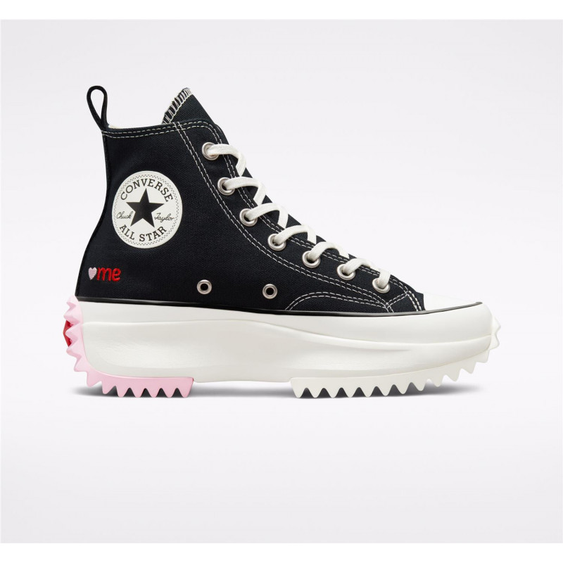 run star hike platform western embroidery converse