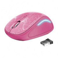TRUST Yvi Fx Wireless Mouse Pink
