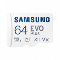 Mem. Micro Sdhc 64GB SAMSUNG Evo Plus + Adapter (MB-MC64KA)