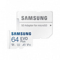 Mem. Micro Sdhc 64GB SAMSUNG Evo Plus + Adapter (MB-MC64KA)
