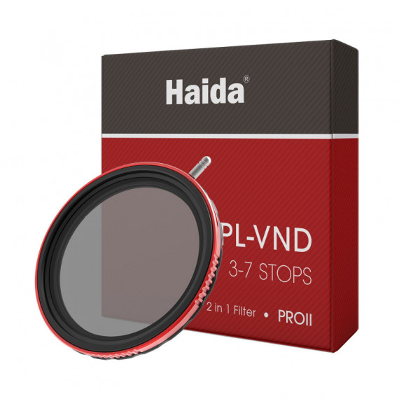 HAIDA 77MM Pro Ii Cpl-vnd 2 en 1 Filtro 3-7 Stop Nd Polarizador Circular Combo HD4781