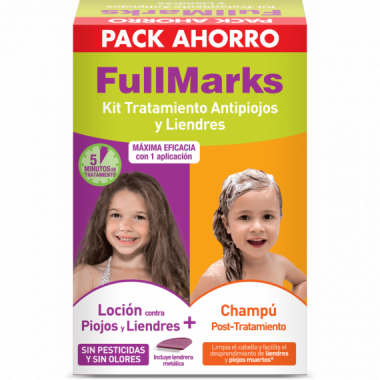 FULLMARKS Antipiojos y Liendres Champu + Locion