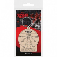 Llavero de Goma Stranger Things 4 Vitruvian Demogorgon  PYRAMID