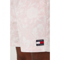 TOMMY JEANS Abo Pink Bermuda Shorts
