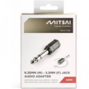 Adaptador Audio MITSAI Maua 3239 (m-h - 6.35MM-3.5MM)