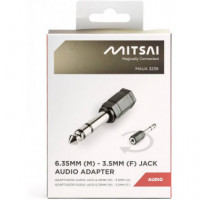 Adaptador Audio MITSAI Maua 3239 (m-h - 6.35MM-3.5MM)