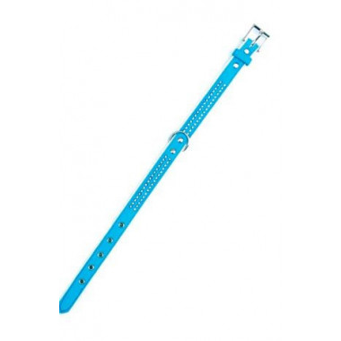 Fd Blue Glitter Leatherette Necklace 1.3*30 Cm FREEDOG