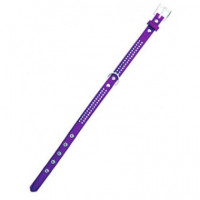 Fd Lilac Glitter Leatherette Necklace 1.3*30 Cm FREEDOG