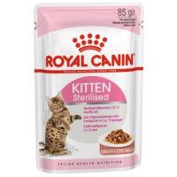 Royal Kitten Sterilised Gravy Pouch 85GR ROYAL CANIN