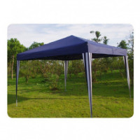 Folding Metal Tent 3X3 Meters Blue DONNA GARDEN