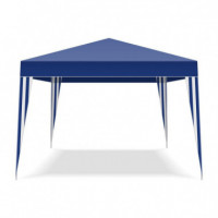 Folding Metal Tent 3X3 Meters Blue DONNA GARDEN