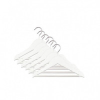 Wooden Hangers Small Set of 6 White JOCCA