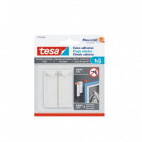 TESA Adhesive Nail for Walls Supports 1KG White