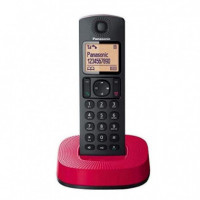 PANASONIC Wireless Phone Eco Mode Black/Red PANASONIC