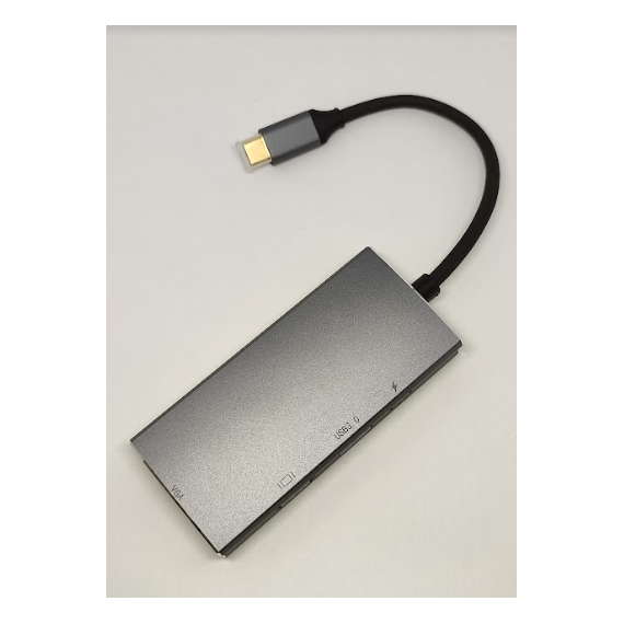 ULTRAPIX Adaptador 4 en 1 USB C con Hub HDMI (4K), USB 3.0, USB C y VGA UPBN-020