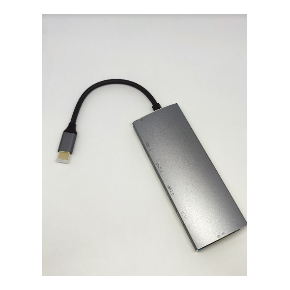 ULTRAPIX Adaptador 7 en 1 USB C con Hub HDMI (4K), Sd, Tf, 3 Puertos USB 3.0, USB C UPBN-021