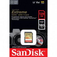 SANDISK Extreme Sd Uhs-i 128GB 180MB/S Card
