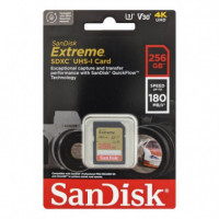 Tarjeta SANDISK Extreme Sd Uhs-i 256GB 180MB/S