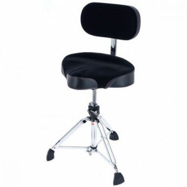 GIBRALTAR 9608MB STOOL WITH ADJUSTABLE BACKREST MOTORCYCLE SEAT