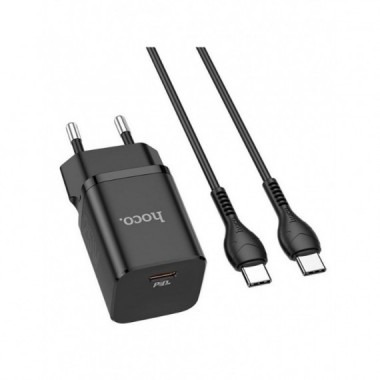 Hoco N19 PD25W USB-C Charger PD25W USB-C with USB-C cable
