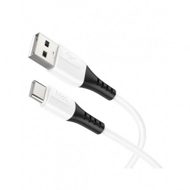 Hoco X82 USB-C Silicone Cable 3Amp 1 meter White