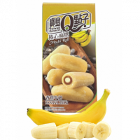 Banana/milk flavored cream mochi