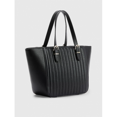 TH TIMELESS SMALL TOTE QUILTED BLACK