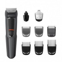 Multigroom S3000 Cordless Hair Trimmer with 9 Accessories Black PHILIPS